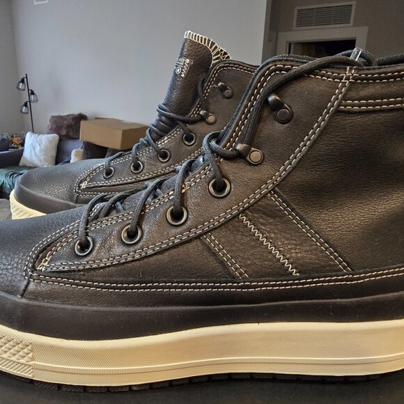 Converse Chuck Taylor All Star Equip Waterproof Black A08555C Men Shoes Sz 10 - Picture 2 of 10